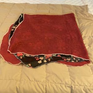 Reversible wrap skirt